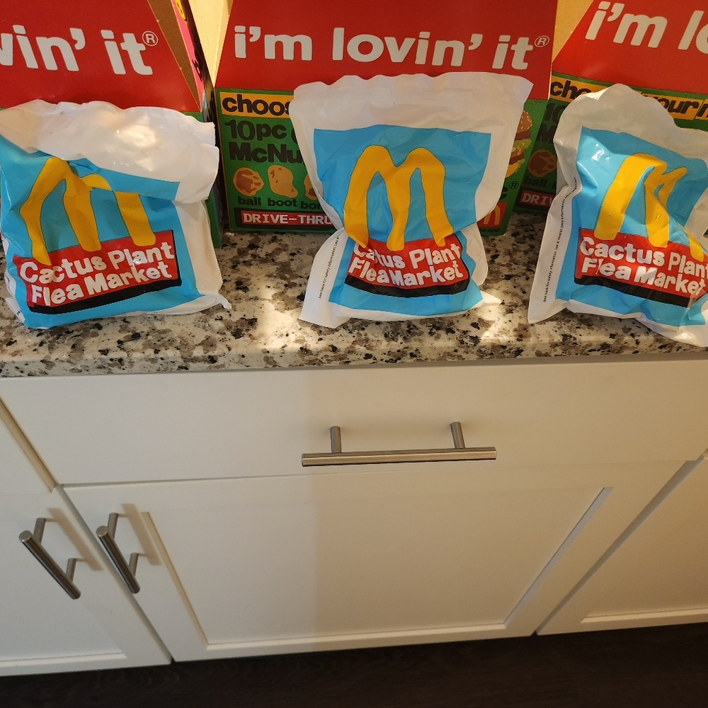 CPFM MCDONALD Toys all 4 sealed with 3 boxes